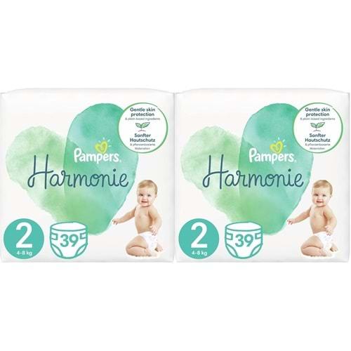 Prima Pampers Harmonie Bebek Bezi Beden:2 (4-8KG) Mini 78 Adet Ekonomik Ultra Fırsat Pk