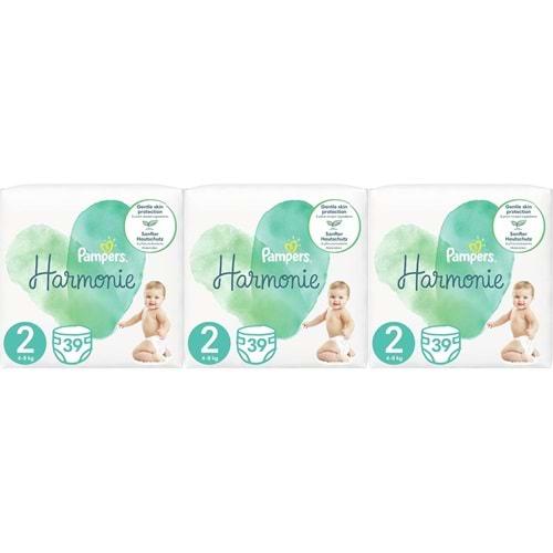 Prima Pampers Harmonie Bebek Bezi Beden:2 (4-8KG) Mini 117 Adet Aylık Ultra Fırsat Pk