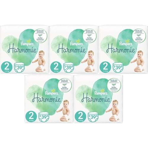 Prima Pampers Harmonie Bebek Bezi Beden:2 (4-8KG) Mini 195 Adet Mega Ultra Fırsat Pk