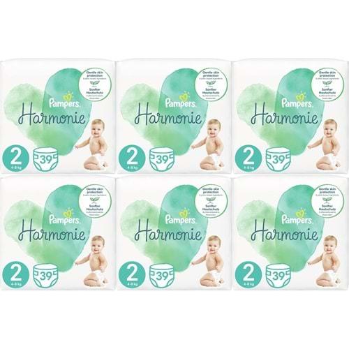 Prima Pampers Harmonie Bebek Bezi Beden:2 (4-8KG) Mini 234 Adet Ekstra Ultra Fırsat Pk