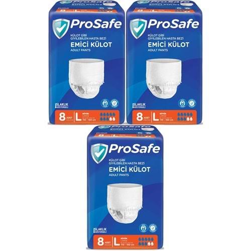 Prosafe Emici Külot Hasta Bezi Büyük-Large 24 Adet (3PK*8)