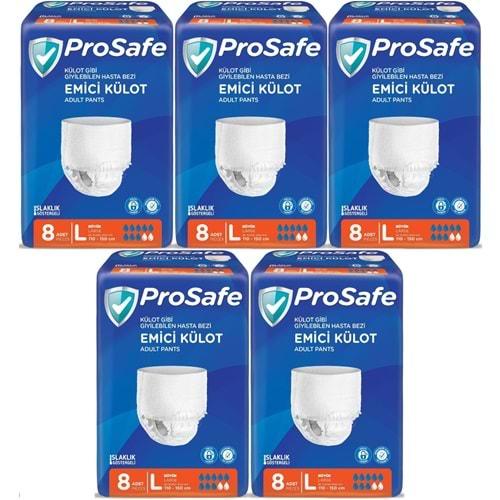 Prosafe Emici Külot Hasta Bezi Büyük-Large 40 Adet (5PK*8)