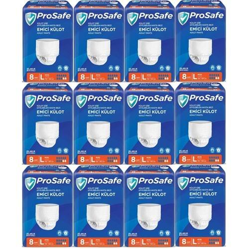 Prosafe Emici Külot Hasta Bezi Büyük-Large 96 Adet (12PK*8)