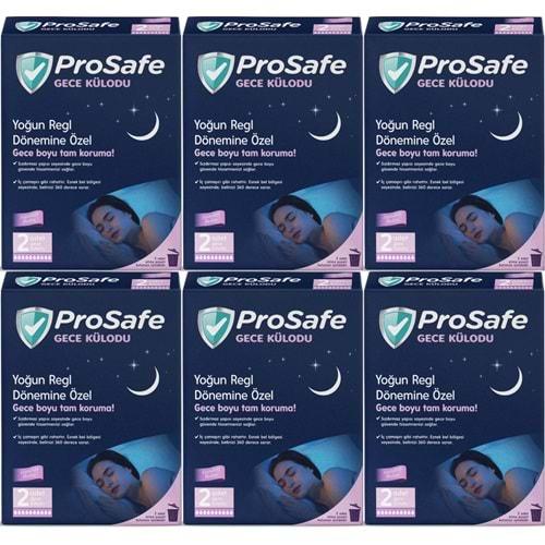 Prosafe Gece Külodu / Külot (Yoğun Regl Dönemine Özel) (12 Li Set) (6PK*2)