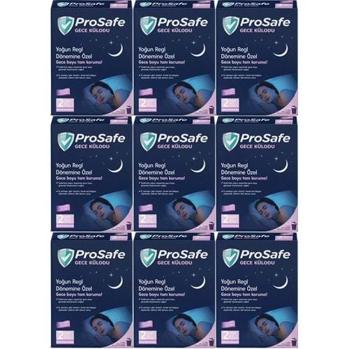 Prosafe Gece Külodu / Külot (Yoğun Regl Dönemine Özel) (18 Li Set) (9PK*2)