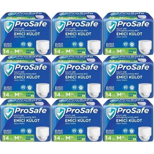 Prosafe Emici Külot Hasta Bezi M - Orta - Medium 126 Adet (9PK*14)