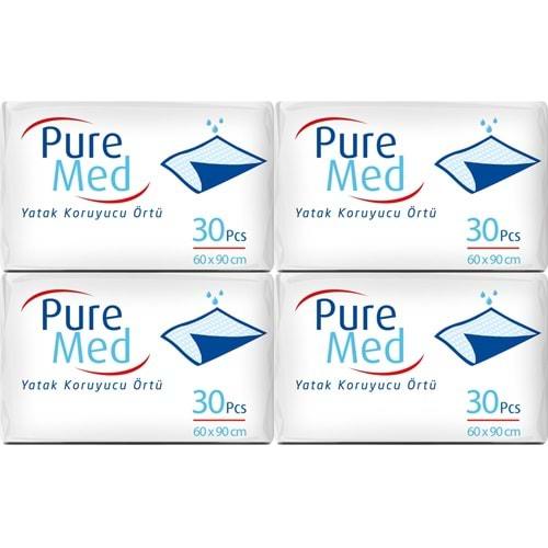Puremed Hasta Yatak Koruyucu 60*90CM 120 Adet (4PK*30)