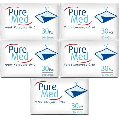 Puremed Hasta Yatak Koruyucu 60*90CM 150 Adet (5PK*30)