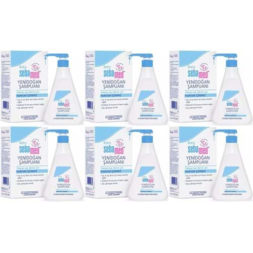 Sebamed Bebek Şampuanı 500ML Pompalı (Yenidoğanlar İçin) (6 Lı Set)