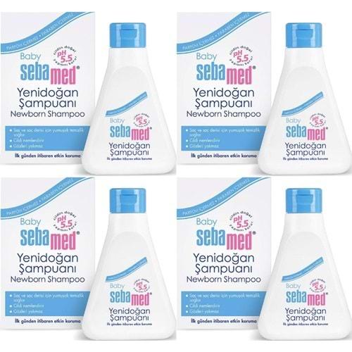 Sebamed Bebek Şampuanı 250ML Yeni Doğan (4 Lü Set)