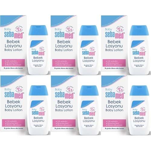 Sebamed Bebek Losyonu 200ML (6 Lı Set)