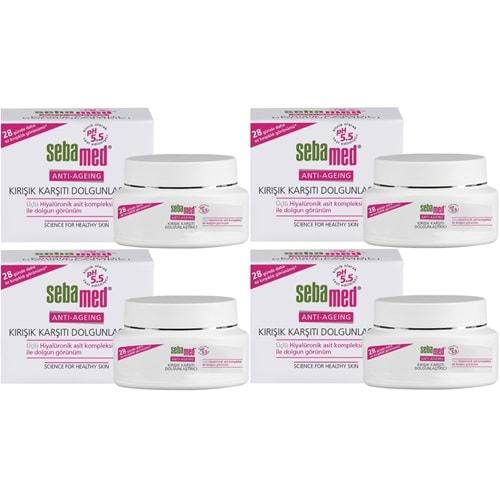 Sebamed Kırışık Karşıtı Dolgunlaştırıcı Antı-Ageıng Krem 50ML (4 Lü Set)