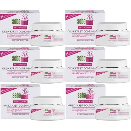 Sebamed Kırışık Karşıtı Dolgunlaştırıcı Antı-Ageıng Krem 50ML (6 Lı Set)