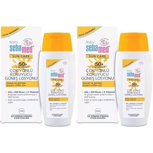 Sebamed Sun Care Bebek Güneş Losyonu Kremi 50+ Faktör 150ML (Hassas Ciltler İçin) (2 Li Set)