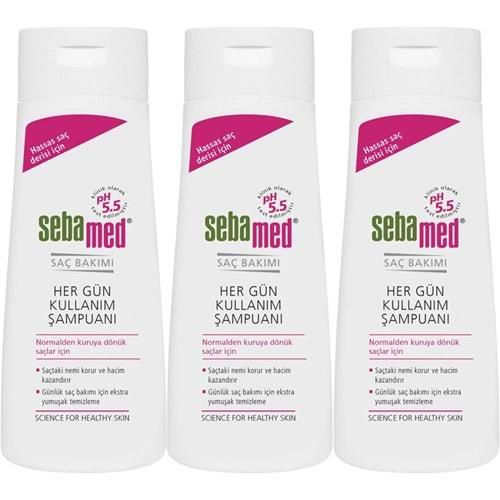 Sebamed Şampuan 400ML Hergün Kullanım (Tüm Saç Tipleri için) (3 Lü Set)