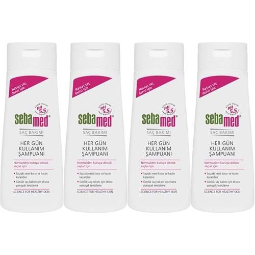 Sebamed Şampuan 400ML Hergün Kullanım (Tüm Saç Tipleri için) (4 Lü Set)