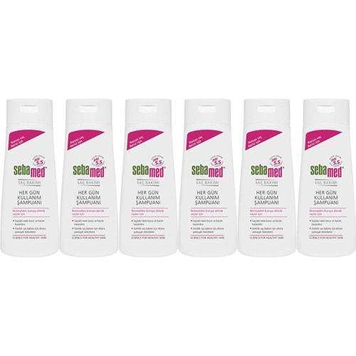 Sebamed Şampuan 400ML Hergün Kullanım (Tüm Saç Tipleri için) (6 Lı Set)
