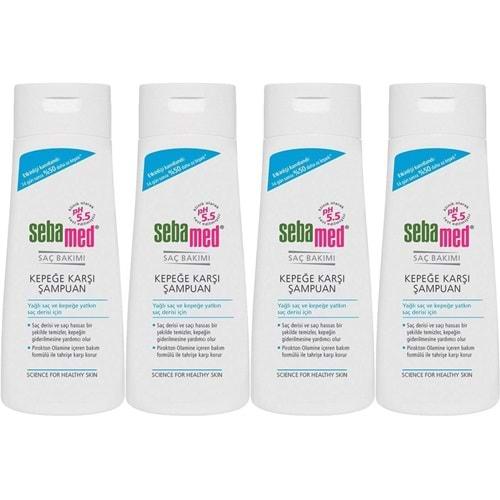 Sebamed Şampuan 400ML Kepeğe Karşı ve Yağlı Saç Tipleri için (4 Lü Set)
