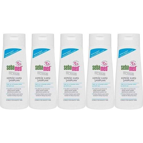 Sebamed Şampuan 400ML Kepeğe Karşı ve Yağlı Saç Tipleri için (5 Li Set)