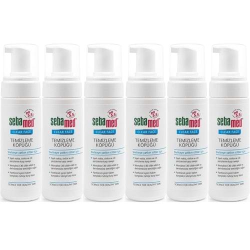 Sebamed Clear Face Yüz Temizleme Köpüğü 150ML (6 Lı Set)