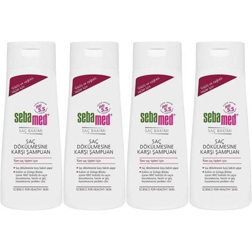 Sebamed Şampuan 200ML Saç Dökülmesine Karşı (Tüm Saç Tipleri için) (4 Lü Set)