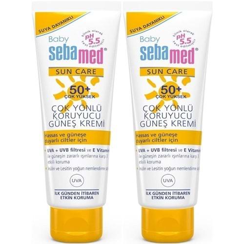Sebamed Baby Sun Care Güneş Kremi 75ML 50+ Çok Yüksek Faktör Çoçuk (2 Li Set)