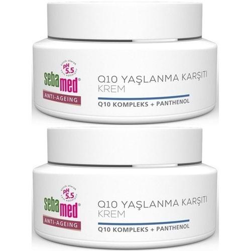 Sebamed Q10 Yaşlanma ve Kırışıklık Karşıtı Koruyucu Anti-Age Krem 50ML (2 Li Set)