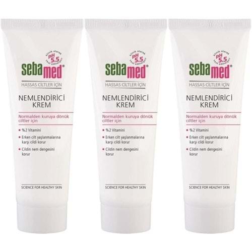 Sebamed Nemlendirici Krem Tüp 50ML (Günlük Kullanım) (3 Lü Set)
