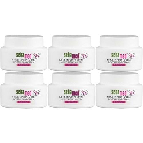 Sebamed Nemlendirici Cilt Bakım Kremi 75ML Günlük Bakım (Yüz - Boyun - Vücut) (6 Lı Set)