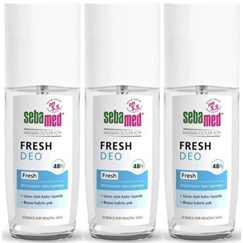 Sebamed Deodorant Sprey 75 ML Fresh (3 Lü Set)