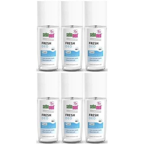 Sebamed Deodorant Sprey 75 ML Fresh (6 Lı Set)