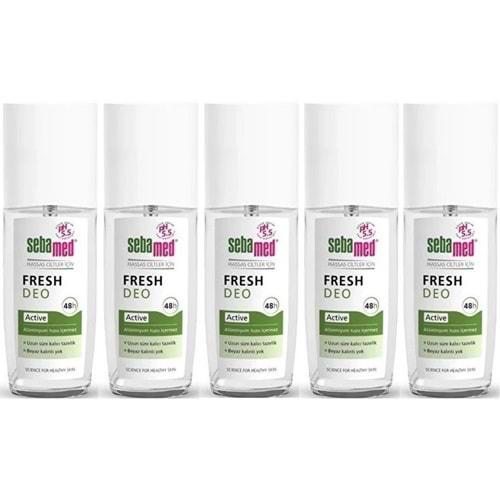 Sebamed Deodorant Sprey 75 ML Fresh Active (5 Li Set)