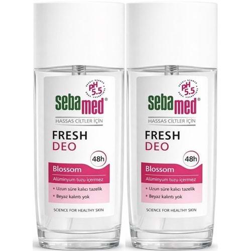 Sebamed Deodorant Sprey 75 ML Fresh Blossom (2 Li Set)