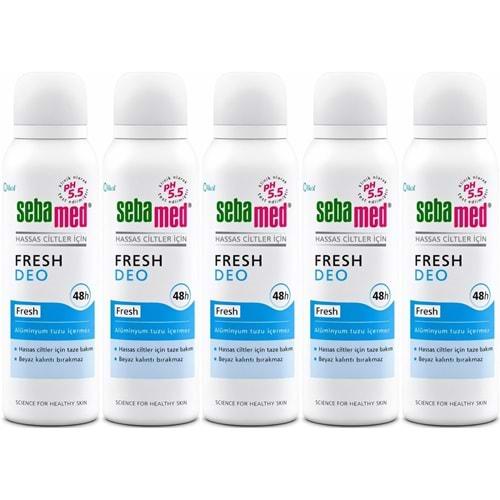 Sebamed Deodorant Aerosol 150 ML Fresh (5 Li Set)