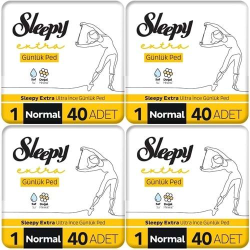Sleepy Extra Günlük Ped Normal 160 Adet Mega Pk (4PK*40)