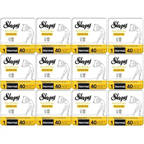 Sleepy Extra Günlük Ped Normal 480 Adet Mega Pk (12PK*40)