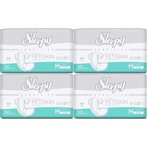Sleepy Yetişkin Hasta Bezi Bel Bantlı M - Orta - Medium 120 Adet (4PK*30)