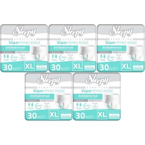 Sleepy Hasta Bezi Yetişkin Emici Külot XL - Ekstra Büyük - Extra Large 150 Adet (5PK*30)