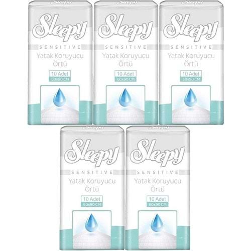 Sleepy Hasta Yatak Koruyucu 60*90CM 50 Adet (5PK*10)