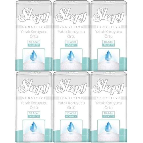 Sleepy Hasta Yatak Koruyucu 60*90CM 60 Adet (6PK*10)