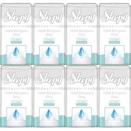 Sleepy Hasta Yatak Koruyucu 60*90CM 80 Adet (8PK*10)