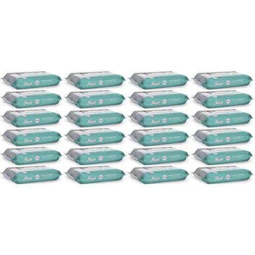 Sleepy Perine Bölgesi ve Vücut Temizleme Islak Mendil Havlu 50 Yaprak (Ebat 4XL) (24 Lü Set)