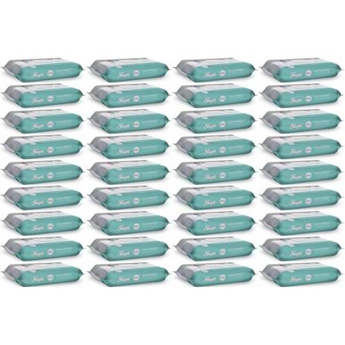 Sleepy Perine Bölgesi ve Vücut Temizleme Islak Mendil Havlu 50 Yaprak (Ebat 4XL) (36 Lı Set)