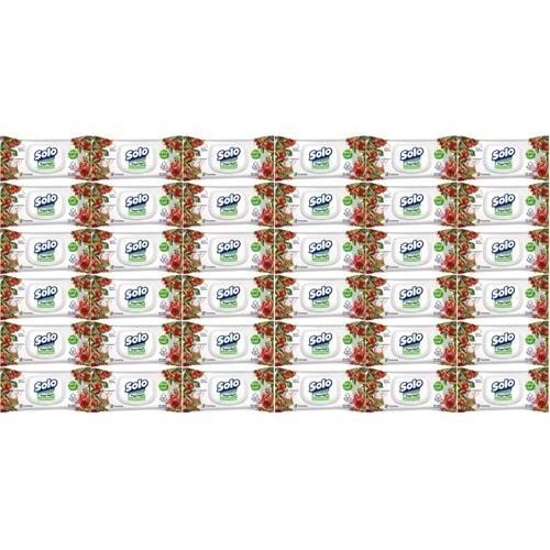 Solo Islak Havlu Mendil 50 Yaprak Elma Sirkesi & Karbonat (36 Lı Set) (12PK*3) 1800 Yaprak