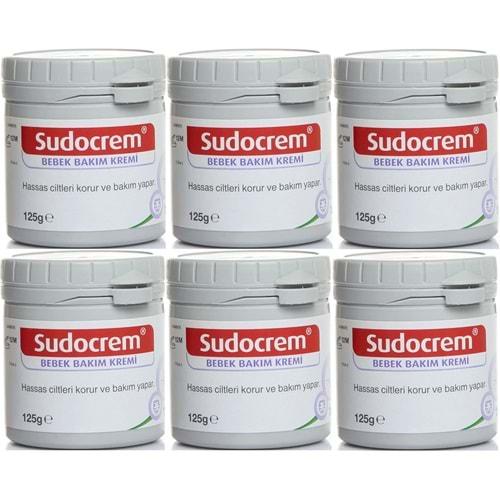 Sudocrem Cilt Bebek Bakım - Pişik Kremi 125GR (6 Lı Set)