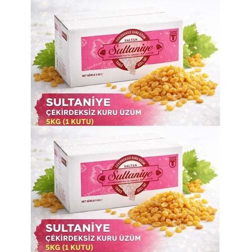 Tariş Sultaniye Çekirdeksiz Kuru Üzüm 10KG (2PK*5KG)
