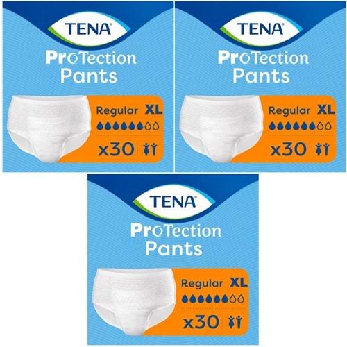 Tena ProTection Pants Regular Emici Külot Yetişkin Bezi XL - Ekstra Büyük - Extra Large 90 Adet