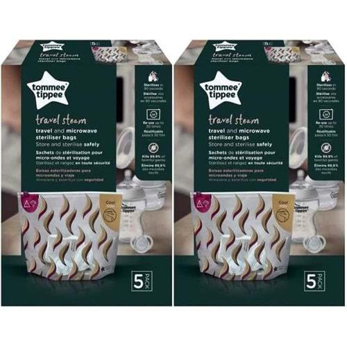 Tommee Tippee Seyahat ve Mikrodalga Sterilizatör Torbası (2 Li Set)