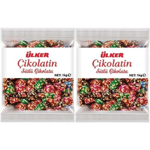 Ülker Çikolatin Sütlü İkramlık Çikolata 2KG (2PK*1KG)