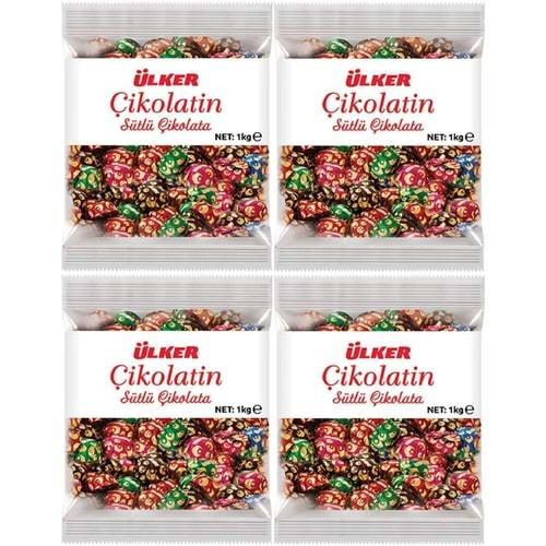 Ülker Çikolatin Sütlü İkramlık Çikolata 4KG (4PK*1KG)